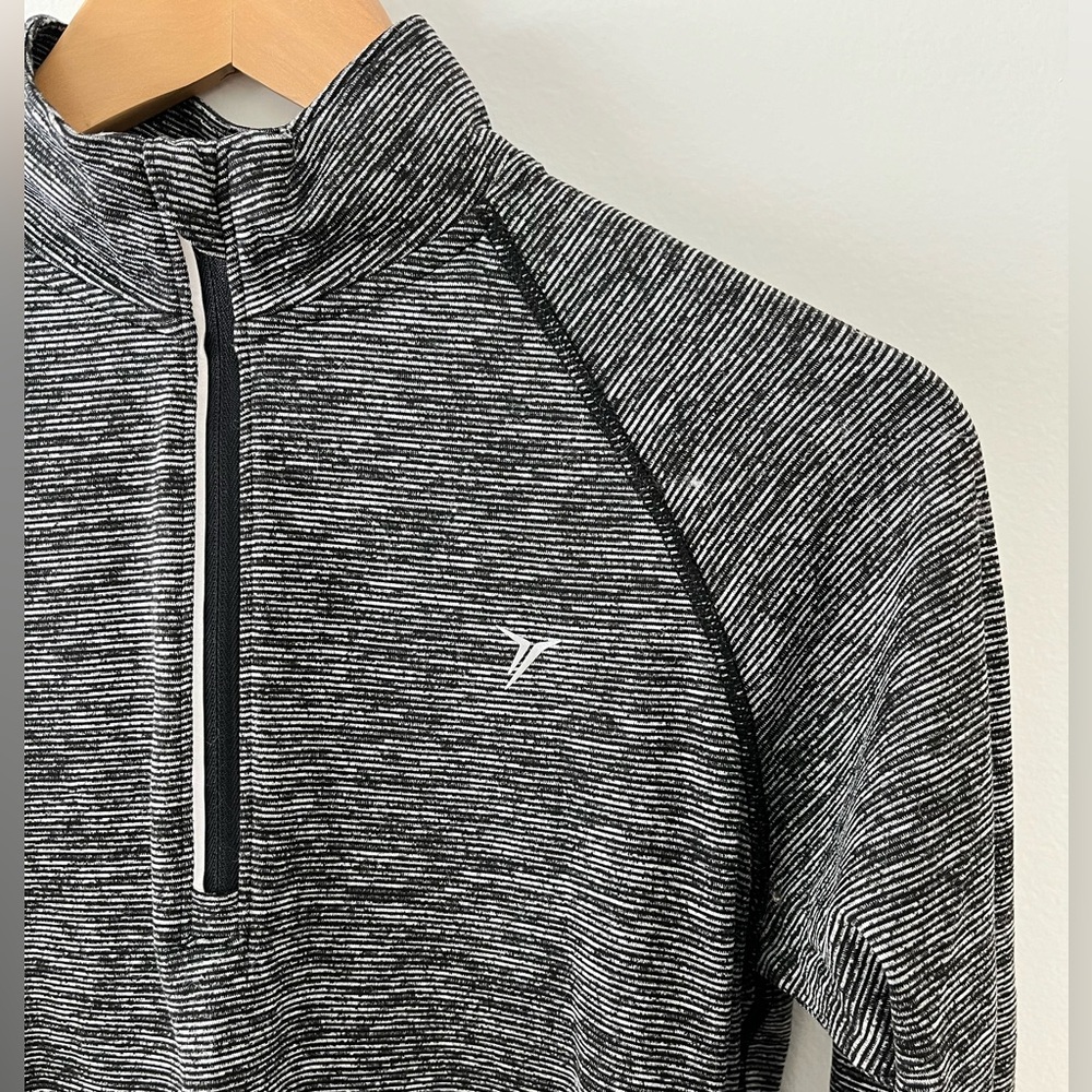Old Navy Gray Quarter Zip Pullover